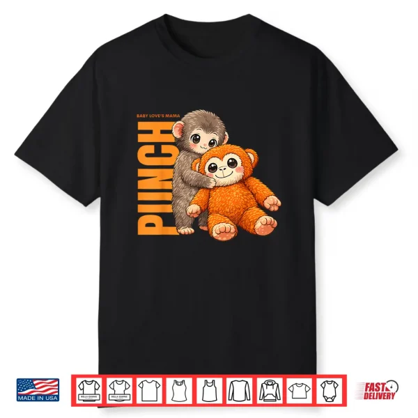 Monkey Punch Baby Graphic Little Punch Big Love Shirt
