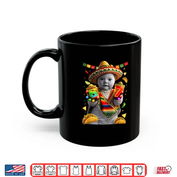 Ai Baby Gloves Led 67 Six Seven Cinco Mayo Brainrot Meme Shirt 3 Mug Ai Baby Gloves Led 67 Six Seven Cinco Mayo Brainrot Meme Shirt
