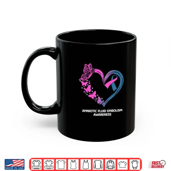 Amniotic Fluid Embolism Awareness Heart Professional Shirt 3 Mug Amniotic Fluid Embolism Awareness Heart Professional Shirt