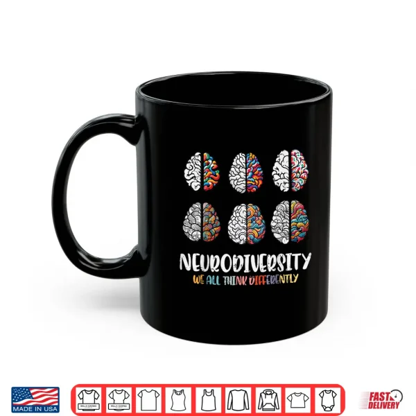 Mug Autism Brain Neurodiversity ASD Awareness Professional Shirt