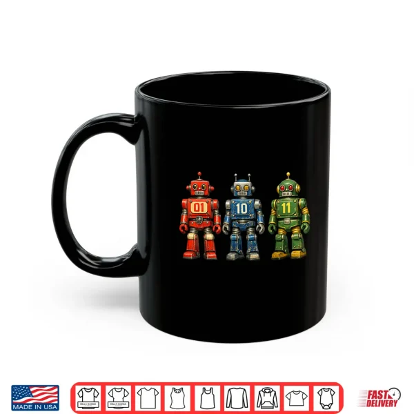 Binary Code Robot Retro 01 10 11 Programming Humor Vintage Shirt 3 Mug Binary Code Robot Retro 01 10 11 Programming Humor Vintage Shirt