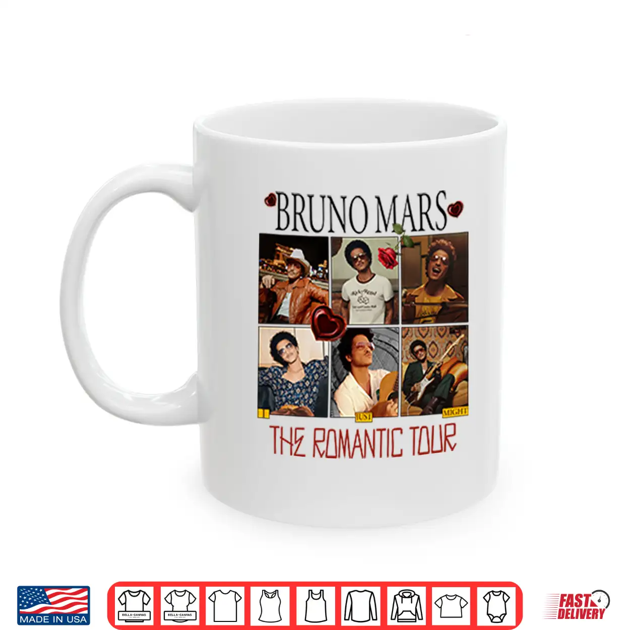 Bruno Mars The Romantic Tour Shirt Bruno Mars The Romantic Tour Shirt