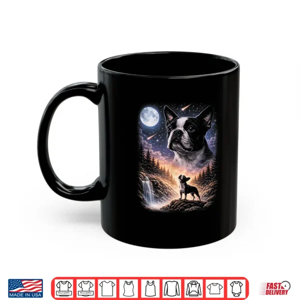 Mug Bulldog Under Moon Shirt