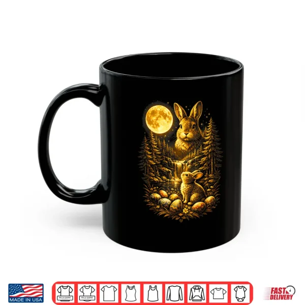 Bunny Howling To The Moon Vintage 90S Animal Easter Day Eggs Shirt 3 Mug Bunny Howling to The Moon Vintage 90s Animal Easter Day Eggs Shirt