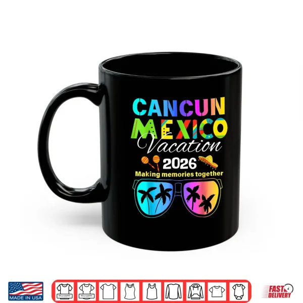 Cancun Mexico Vacation Beach 2026 Trip Group Squad Colorful Shirt 3 Mug Cancun Mexico Vacation Beach 2026 Trip Group Squad Colorful Shirt