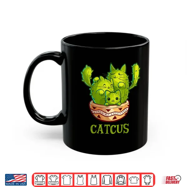Mug Catcus Cute Cat And Cactus Mexican Cactus Cinco De Mayo Shirt