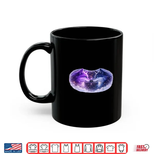 Celestial Purple Blue Wolves Cosmic Spirit Wolf Art Shirt 3 Mug Celestial Purple Blue Wolves Cosmic Spirit Wolf Art Shirt