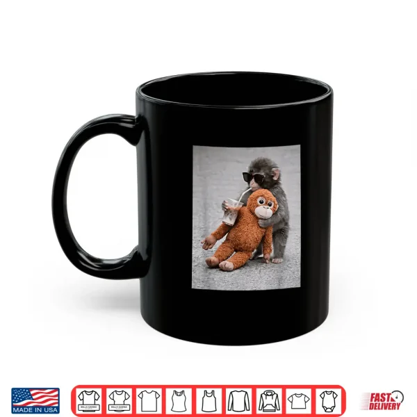 Mug Chimpanzee Caffeine Professional Minimalist Modern Shirt