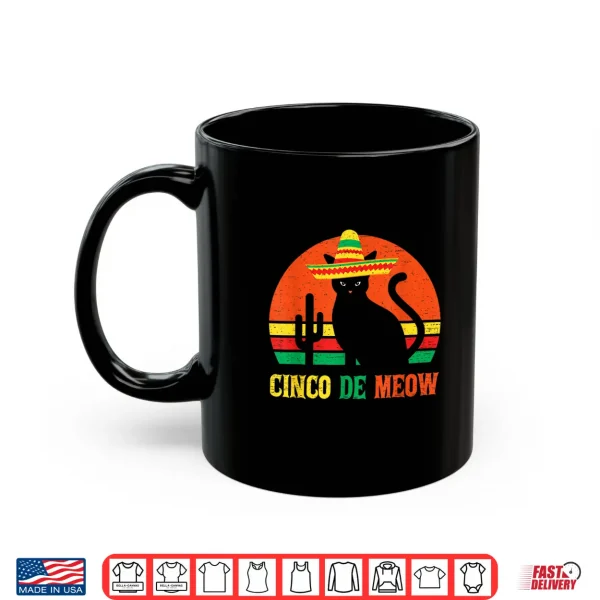 Mug Cinco De Meow Funny Cinco De Mayo Cat Shirt