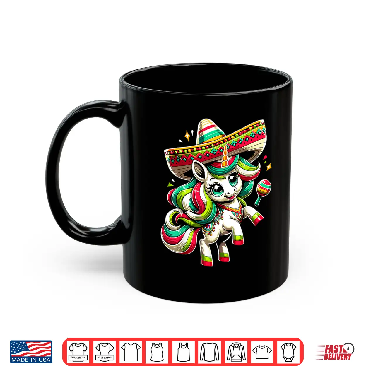 Cinco De Mayo Mexican Unicorn Kids Girls Shirt Cinco De Mayo Mexican Unicorn Kids Girls Shirt