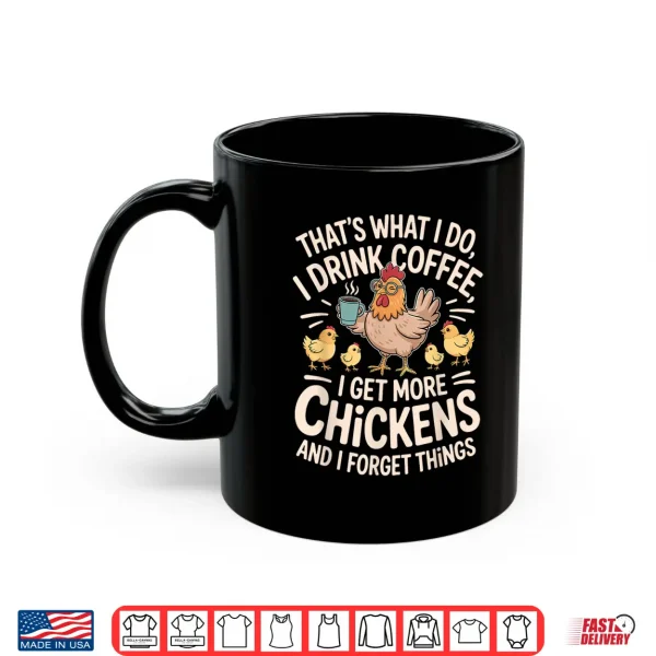 Mug Cool Chicken Art for Men Women Kids Poultry Rooster Chicken Shirt