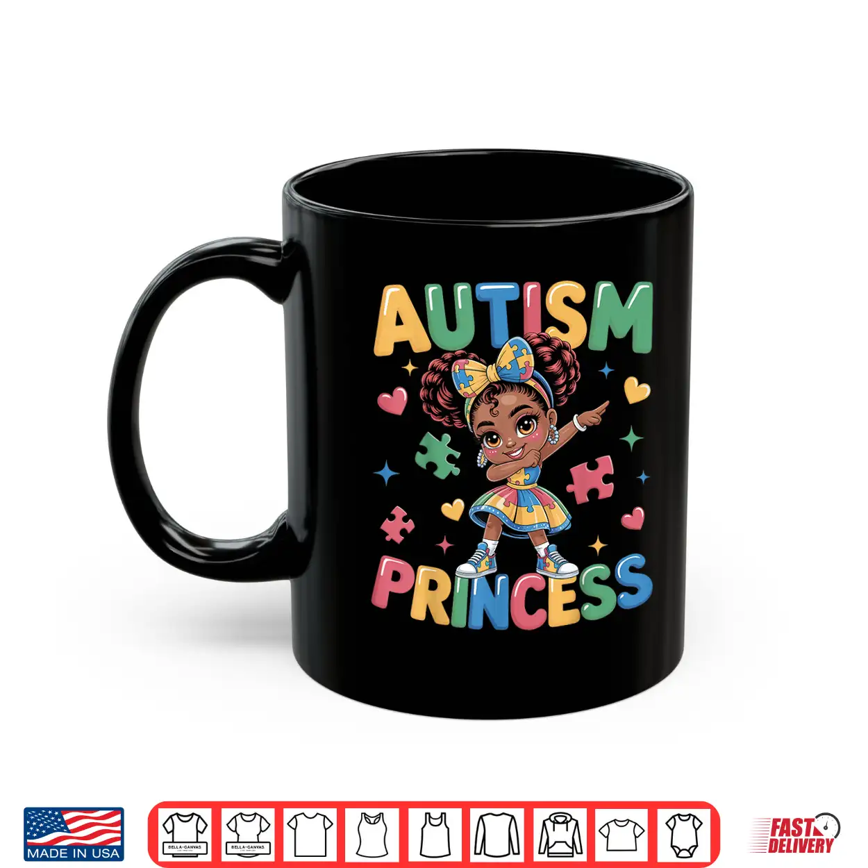 Coquette Bow Daughter Autism Princess Autism Awareness Graphic Shirt Coquette Bow Daughter Autism Princess Autism Awareness Graphic Shirt