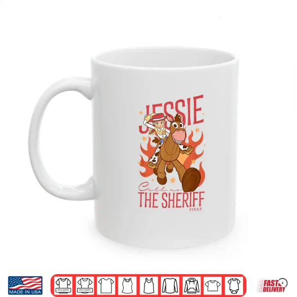 Mug Disney Pixar Toy Story Jessie Bullseye Call Me The Sheriff Shirt