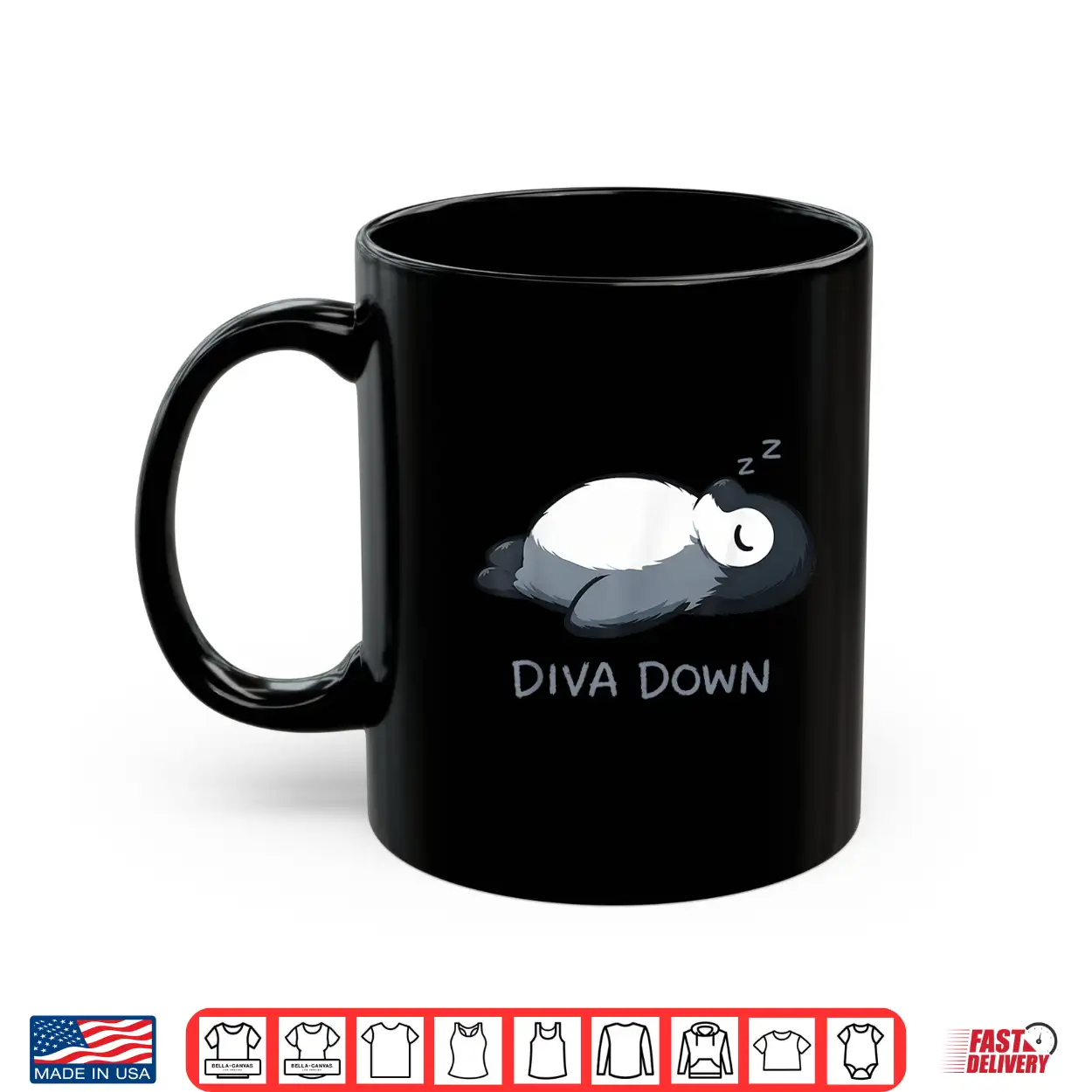 Diva Down Cute Penguin Professional Graphic Identity Shirt Diva Down Cute Penguin Professional Graphic Identity Shirt