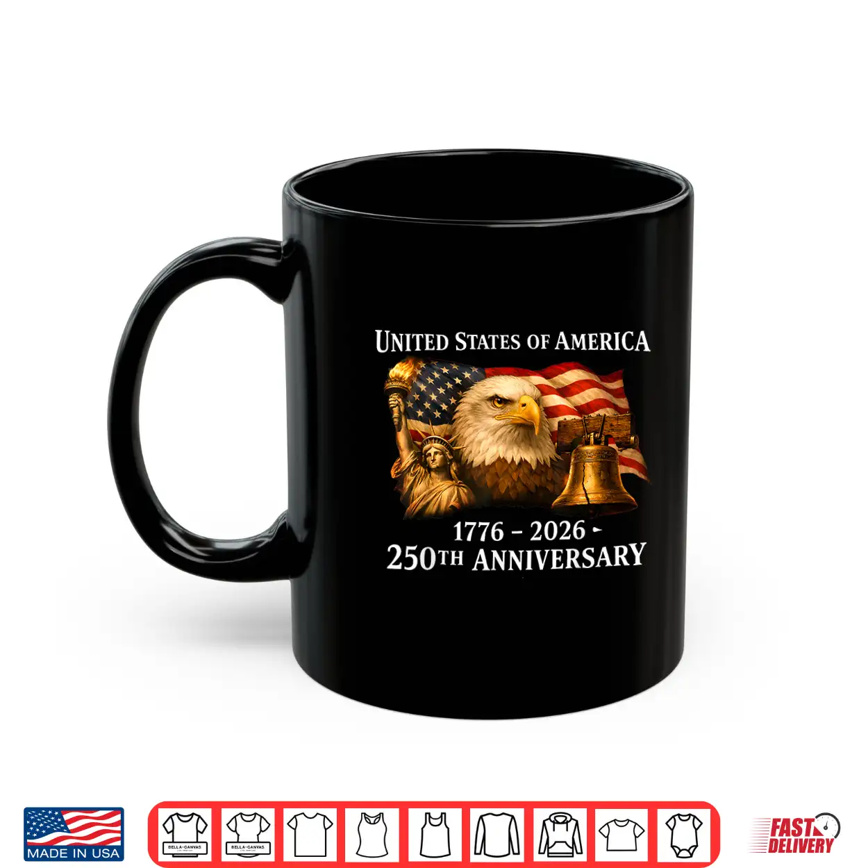 Eagle And Flag 250 Years 1776 2026 250Th Birthday Shirt Eagle And Flag 250 Years 1776 2026 250Th Birthday Shirt