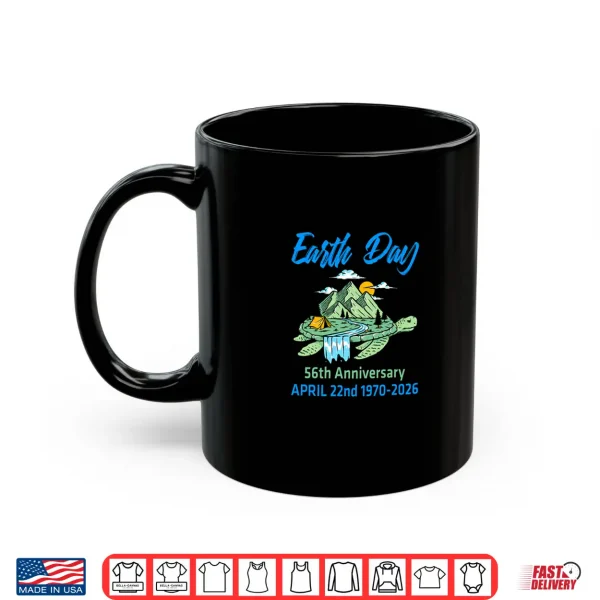Earth Day 2026 56Th Anniversary Earth Day Turtle Shirt 3 Mug Earth Day 2026 56th Anniversary Earth Day Turtle Shirt
