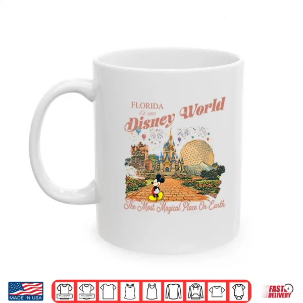 Mug Florida Disney World Est 1971 The Most Magical Place On Earth Shirt