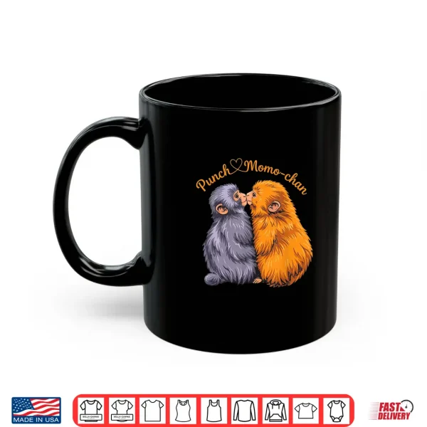 Mug Funny Punch The Monkey Girlfriend Momo Chan Meme Shirt