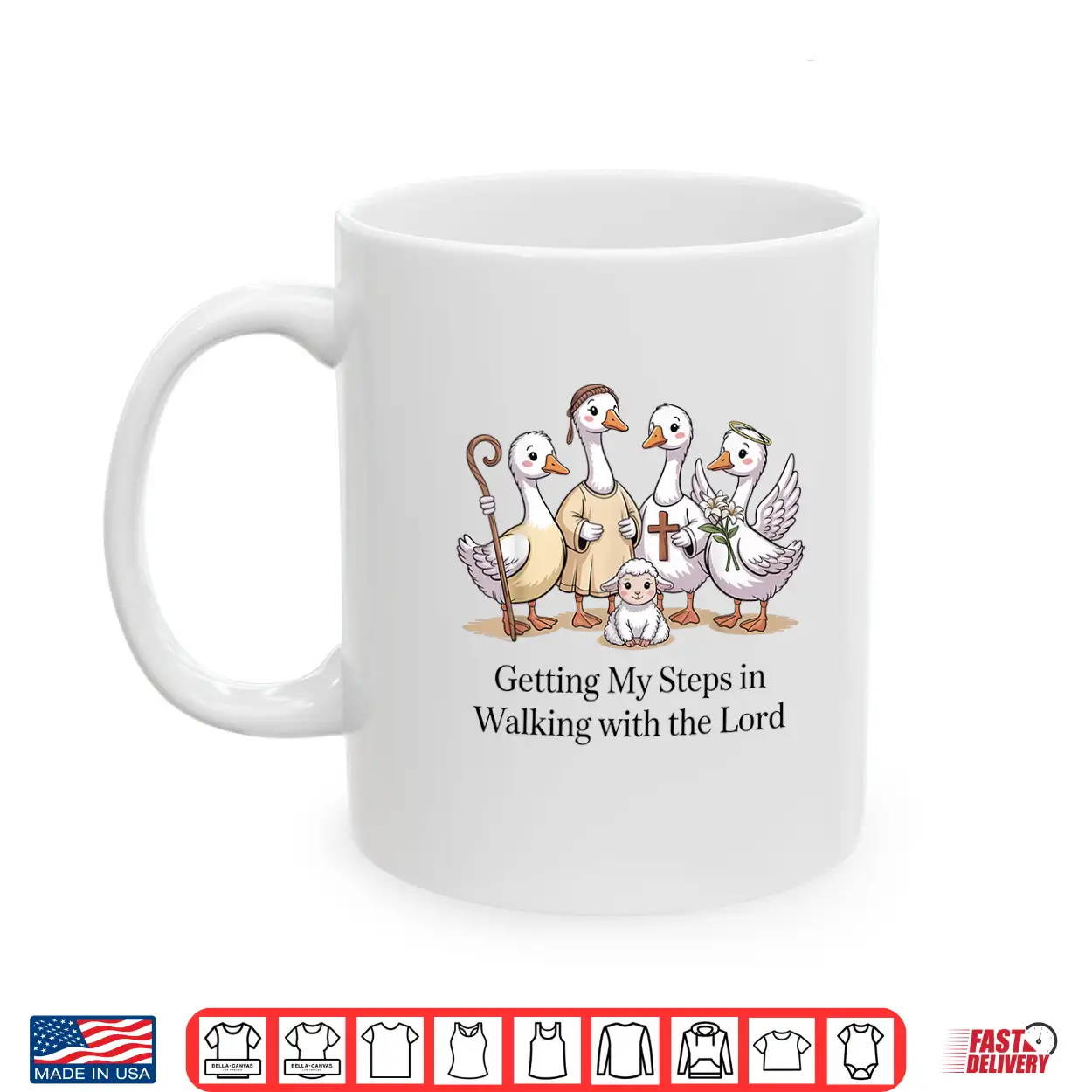 Getting My Steps In Walking With The Lord Christian Goose Shirt Getting My Steps In Walking With The Lord Christian Goose Shirt