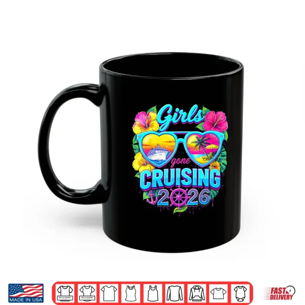 Mug Girls Gone Cruising 2026 Retro Heart Sunglasses Cruise Shirt