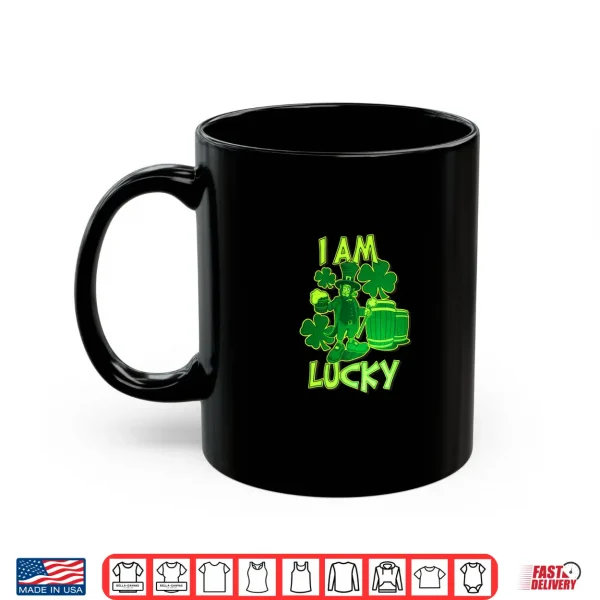 Mug I am Lucky Premium Tri Blend Shirt