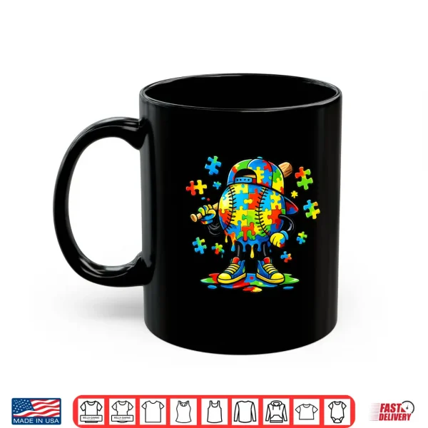 Ice Cream Drip Autism Awareness Baseball Kids Modern Shirt 3 Mug Ice Cream Drip Autism Awareness Baseball Kids Modern Shirt
