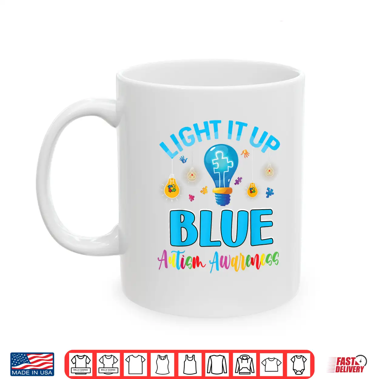 Light It Up Blue Autistic Autism Awareness Professional Shirt Light It Up Blue Autistic Autism Awareness Professional Shirt