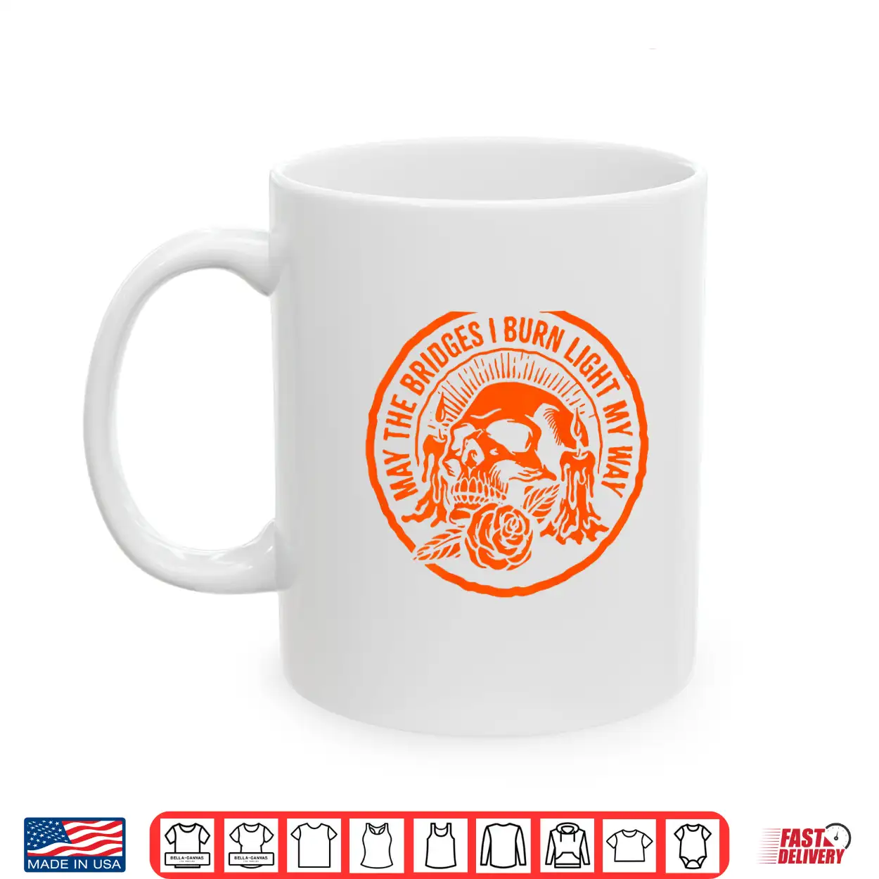 May The Bridges I Burn Light My Way Skull Gothic On Back Shirt May The Bridges I Burn Light My Way Skull Gothic On Back Shirt