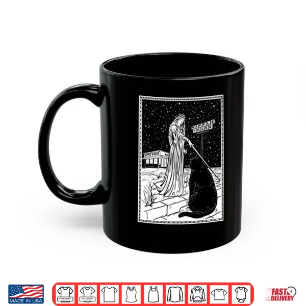 Mug Medieval Cat Waffle House Tarot Style Shirt