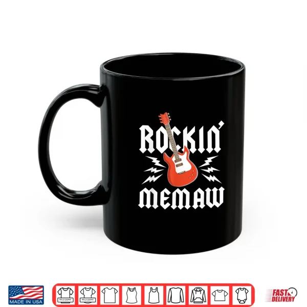 Memaw Rockin One Birthday Family Matching Rock Guitar Shirt 3 Mug Memaw Rockin One Birthday Family Matching Rock Guitar Shirt