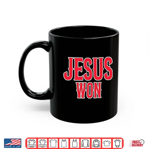 Mug Mike Trout Jesus Won Shirt