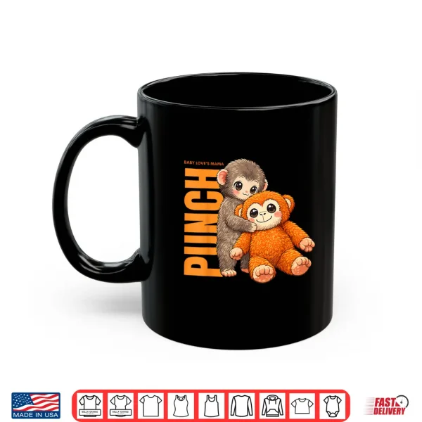 Mug Monkey Punch Baby Graphic Little Punch Big Love Shirt