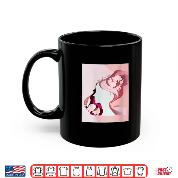 One Of A Kind Floral Woman Silhouette Art Shirt 3 Mug One of A Kind Floral Woman Silhouette Art Shirt