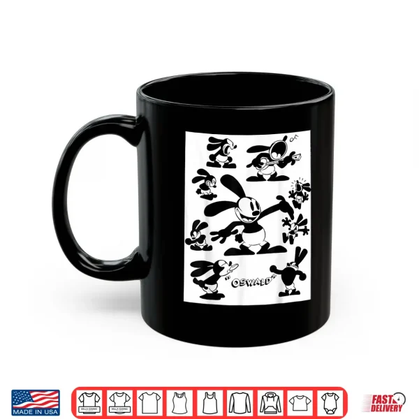 Mug Oswald Rabbit Vintage Cartoon Sketch Sheet 1927 Shirt
