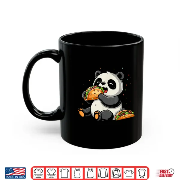 Mug Panda Eating Taco Mexican Panda Funny Cinco De Mayo Shirt
