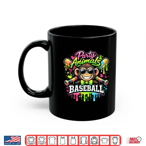 Party Animals Baseball Monkey Shirt Shirt 3 Mug Party Animals Baseball Monkey Shirt Shirt