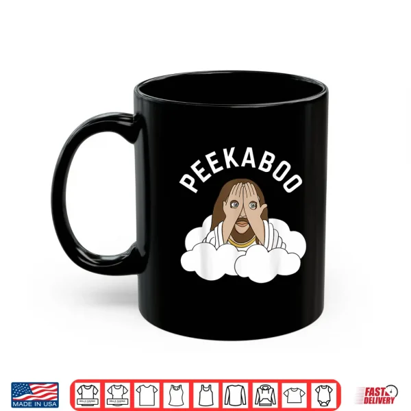 Peekaboo Jesus Shirt 3 Mug Peekaboo Jesus Shirt