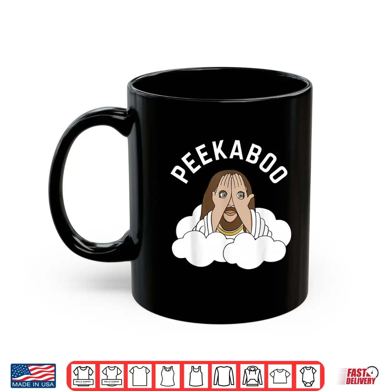 Peekaboo Jesus Shirt Peekaboo Jesus Shirt
