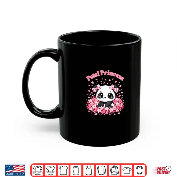 Mug Petal Princess Cute Panda Cherry Blossom Kawaii Sakura Shirt