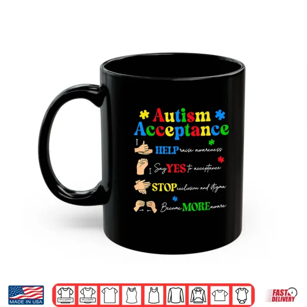 Mug Professional Acceptance Autism Awareness Teacher SPED Autistic Shirt