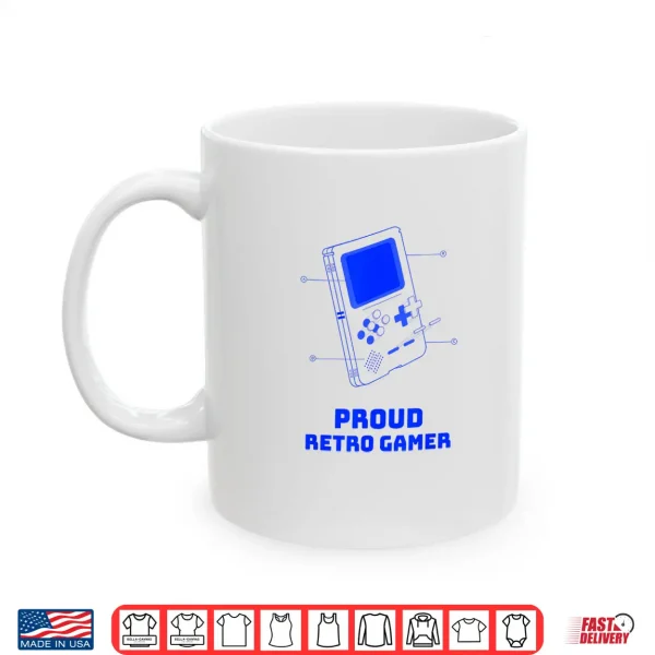 Proud Retro Gamer Deconstructed Handheld Console Shirt 3 Mug Proud Retro Gamer Deconstructed Handheld Console Shirt