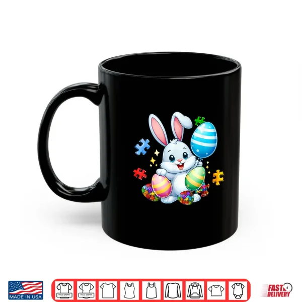 Mug Puzzle Easter Bunny Eggs Funny Autism Awareness Holiday Shirt
