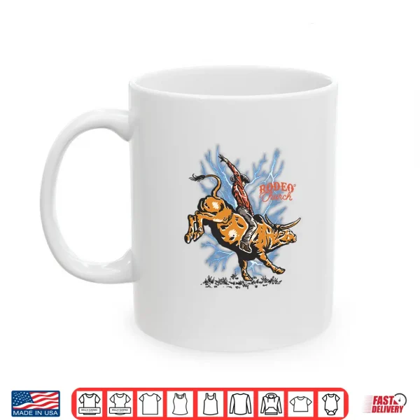 Mug Rodeo Bull with Lightning Shirt