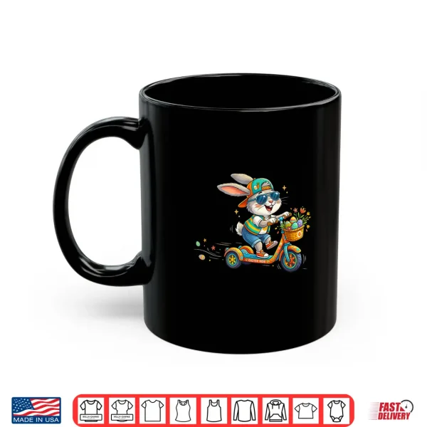 Mug Scooter Easter Eggs Bunny Boys Kids Easter Bunny Easter Shirt