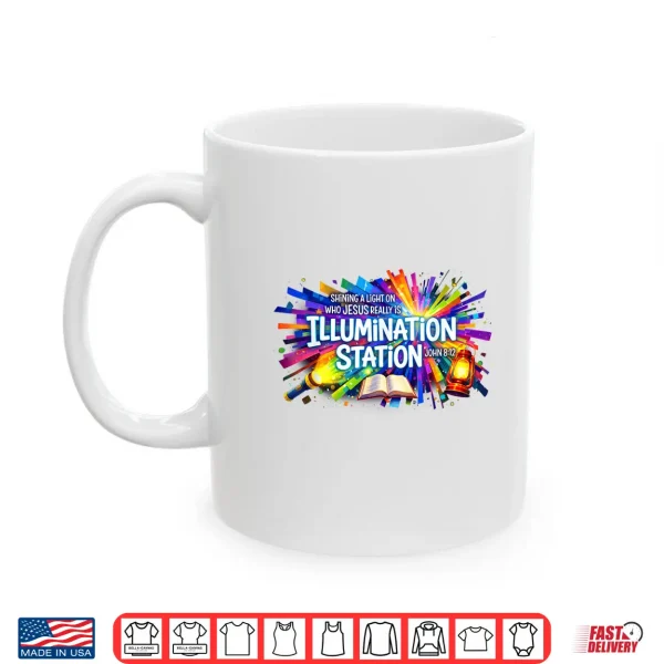 Mug Shining A Light On Who Jesus Really Is Illumination Station Shirt