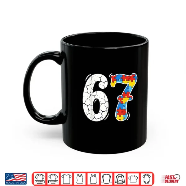 Mug Sixty Seven Autism Awareness Puzzle Professional Graphic Shirt