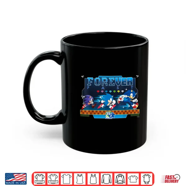 Sonic The Hedgehog 35Th Anniversary Forever Fast Evolution Shirt 3 Mug Sonic The Hedgehog 35th Anniversary Forever Fast Evolution Shirt