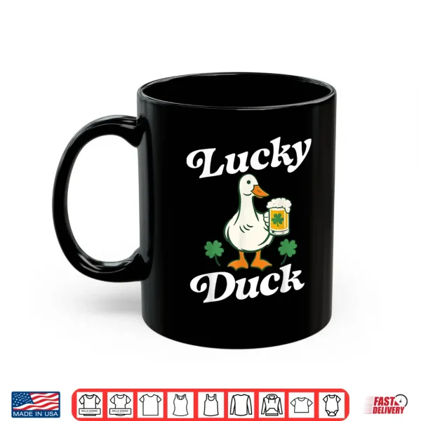 Mug St Patricks Day Lucky Duck Saint Paddys Day Irish Beer Shirt