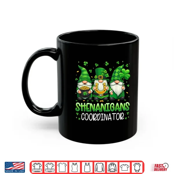 Mug St Patricks Day Shirts Men Women Kids Shamrock Cute Gnomes Shirt