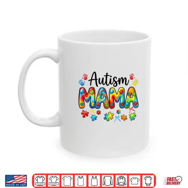 Support Squad Autism Mama Autism Mom Awareness Shirt 3 Mug Support Squad Autism Mama Autism Mom Awareness Shirt